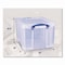 Really Useful Box Stackable File Box, Legal Files, 14.5 x 18.5 x 12.75, Clear/Blue Accents 32CL - alternate 4