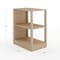 Martha Stewart Kayden Home Office Modular 2 Tier Bookshelf in Light Natural NAN-FY-23042-SF-LNT-MS - alternate 6