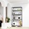 Factory 2U Wire Shelving Unit, 14inD x 35inW x 69inH, 5 Shelves, Medium Duty 250 lbs Per Shelf, Black 803975 - alternate 5