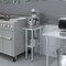 Amgood 24 in. x 12 in. Stainless Steel Work Table, Narrow Filler Table with 1.5 in. Backsplash for AMG WT-2412-BS-Z - alternate 5