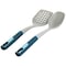 Spice By Tia Mowry Savory Saffron 7 Piece Nonstick Aluminum Cookware Set with Nylon Utensils in Teal 96237.07RR - alternate 4