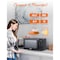 Commercial Chef 5-in-1 Countertop Microwave Air Fryer Combo, 0.9 Cu. Ft. Capacity, Black CHMF9GB - alternate 6