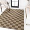 Jonathan Y Mason Smart Jute Geometric Boho Checker Weave Natural/Brown 4 ft. x 6 ft. Indoor/Outdoor Area Rug FXV200B-4 - alternate 4