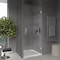 Fab Glass And Mirror Frameless Single Hinged Shower Door, 3/8 Sgcc-Certified Tempered Glass, Smartguard Easy Clean C SHRO28X72CH - alternate 4