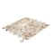 Apollo Tile Concha 10.6 in. x 11 in. Polished White, Beige Shell, Mother of Pearl Mosaic Wall Tile 2PK APLSMA88HB01A - alternate 5