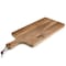 Gibson Elite 3 Piece Acacia Wood Serving Board with Carving Knife and Fork in Brown 143828.03 - alternate 3