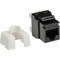 Tripp Lite CAT6 KEYSTONE JACK 4PPOE RJ45 BLACK TAA N238-001-BK-6A - alternate 1