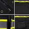 Dome75 Hi-Vis Safety Vest MD Class Non-ANSI/Enhanced Visibility , Reinforced Front Zipper 7 Pockets, 1 OV6183 - alternate 5