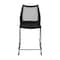 Flash Furniture HERCULES Stack Counter Stool with Air-Vent Back and Powder Coated Sled Base RUT-498A-CS-BK-GG - alternate 5
