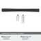 Amerock Willow 6-5/16 inch (160mm) Center-to-Center Matte Black Cabinet Pull, 10PK 10VMP37312MB - alternate 2