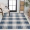 Jonathan Y Sabine Traditional Farmhouse Bold Gingham Navy/Cream 3 ft. x 5 ft. Indoor/Outdoor Area Rug TSN203B-3 - alternate 4