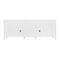 James Martin Vanities Brittany 84" Double Vanity, Bright White w/ 3 CM Eternal Jasmine Pearl Top 655-V84-BW-3EJP - alternate 7