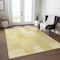 Homeroots 5' X 8' Gold Wheat And Ivory Striped Washable Indoor Outdoor Area Rug 581648 - alternate 4