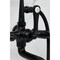 Kingston Brass 7-Inch Wall Mount Tub Faucet with Hand Shower, Matte Black CC545T0 - alternate 4