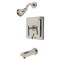 Kingston Brass Single-Handle Pressure Balanced Tub and Shower Faucet, Polished Nickel KB86560CML - alternate 1