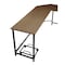 Homeroots 66" Brown and Black L Shape Computer Desk 491512 - alternate 4