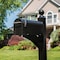 Gibraltar Franklin Venetian Bronze Steel Rural Post Mount Mailbox FM11BZAM - alternate 3