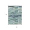 Homeroots 10' X 14' Sage Teal Blue And Navy Blue Abstract Washable Indoor Outdoor Area Rug 612484 - alternate 6