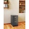 Space Solutions 14.25 in W 2 Drawer Mobile Vertical File Cabinet, Metallic Charcoal 22616 - alternate 6