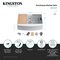 Kingston Brass 30" Solid Surface White Stone Apron-Front Single Bowl Farmhouse Kitchen Sink in Glossy White GKKA30229 - alternate 4