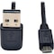 Tripp Lite USB Reversible 2.0 Cable, U/D Angle, 6ft UR050-006-UDA - alternate 1