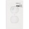 Amerelle PRO 1-Gang Stamped Steel Outlet Wall Plate Smooth White C981DW - alternate 1