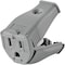 Leviton 15A 125V 3-Wire 2-Pole Clamp Tight Cord Connector Gray 001-3W102-0GY - alternate 1