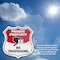 Signmission Private Property Shield Sign No Trespass, 6 Inch X 6 Inch, Plastic Sign SHI-P-6-448 - alternate 2