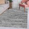 Jonathan Y Loom Modern Strie' Black/Gray 3 ft. x 5 ft. Area Rug SOR200C-3 - alternate 6
