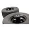 Antego Single 13x6.50-6 Semi-Pneumatic Flat Free Smooth with 6x4.5 Black Wheel Assembly A64516800918SPS136506 - alternate 1