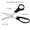 Golden Protective Services Take-Apart Safety Shears 7 in, Serrated Blades, Black, Ideal for Food Service 9400 - alternate 6