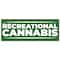 Signmission Recreational Cannabis, 36 Inch, Banner B-96-30418 - alternate 1