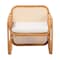 Bali & Pari Cambridge Natural Rattan Armchair 261-14309-ZORO - alternate 7