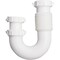 Do It Best 1-1/2'' or 1-1/4''x1-1/2'' Flexible Wht Plastic J-Bend Extendable to 11 In. DIB812-55 - alternate 1