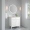 James Martin Vanities Brittany 30" Single Vanity in Bright White, w/ 3 CM Siberian Silestone Top 655-V30-BW-3SFR - alternate 4