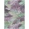 Homeroots 3' X 5' Lavender And Lilac Floral Washable Indoor Outdoor Area Rug 611114 - alternate 3