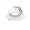 Dals Facet 6 Inch CCT Round Indoor/Outdoor Regressed Gimbal Down Light, White RGM6-CC-WH - alternate 1