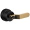 Brizo Litze Pressure Balance Valve Trim Handle Kit, Industrial Lever Matte Black/Luxe Gold HL60P34-BLGL - alternate 1