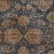 Homeroots 8' X 10' Navy Blue Brown And Terra Cotta Damask Washable Indoor Outdoor Area Rug 603602 - alternate 5