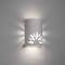 Luxury Lighting Asavva 10.5 in Tall Half-Sun  Ceramic Outdoor Wall Light, Paintable White Bisque, 2PK (2) 410-33A-W-ud-7-17 - alternate 1