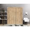 Sartodoors Sliding Closet Double Bi-fold Doors, Planum 0016 Oak and Aluminum Strips, Sturdy Tracks Moldings Tr PLANUM0016DBF-DUB-72 x 96 (4* 18x96) - alternate 4