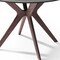 Homeroots 47" Gray and Brown Glass and Solid Wood Dining Table 370704 - alternate 2