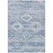 Homeroots 5' X 8' Denim Blue And Sky Blue Southwestern Washable Indoor Outdoor Area Rug 588697 - alternate 7