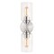 Jonathan Y Giles 16 in. 2-Light Farmhouse Industrial Iron Cylinder LED Sconce, Nickel/Clear JYL9548C - alternate 6