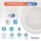 Bulbrite 25W LED 10" Disc, 3000K, 2000lm, White 773277 - alternate 5