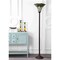 Jonathan Y Botanical Tiffany-Style 71" Torchiere LED Floor Lamp, Bronze JYL8004A - alternate 7