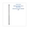 Boardwalk Fiberglass Broom Handle, Nylon Plastic Threaded End, 1in dia x 60in, Black BWK636 - alternate 7