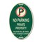 Signmission Private Property Violators Towed Away at Owne, 12 In X 18 In Architectural, Heavy Gauge Aluminum A-OV-G-1218-23244 - alternate 1