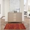 Homeroots 2' X 4' Red And Orange Abstract Indoor Outdoor Area Rug 545978 - alternate 4