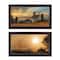 Homeroots Set Of Two Light of a New Day 1 Black Framed Print Wall Art, 2PK 405892 - alternate 2